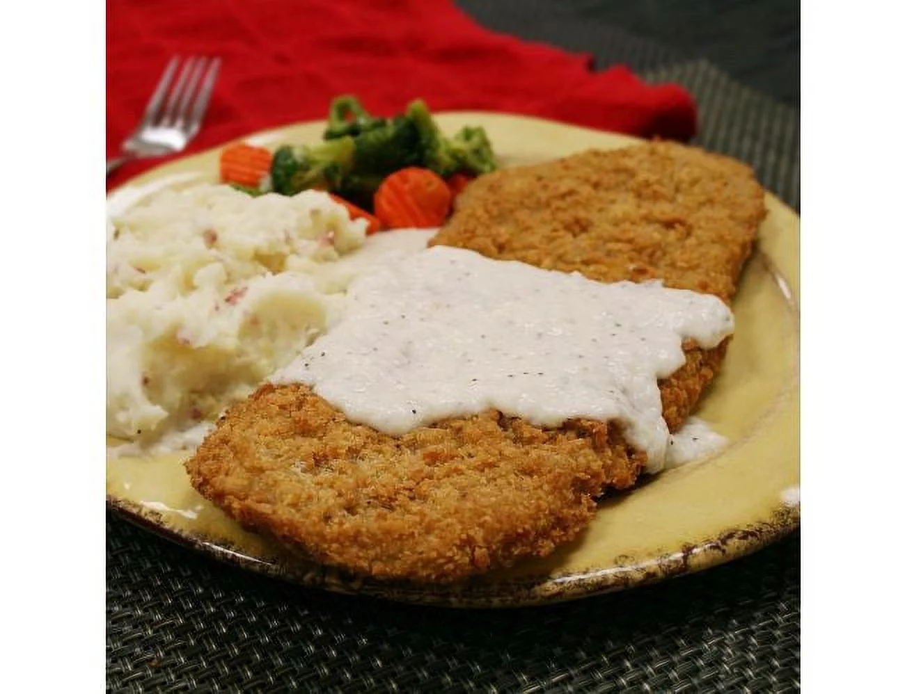Kings Command Foods Southern Style Raw Chicken Fried Steak, 11 Ounce - 15 per case.