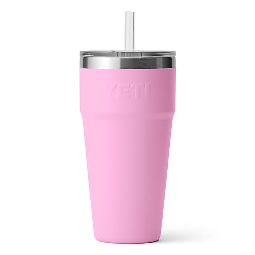 YETI Rambler 26 oz Straw Cup, Vacuum Insulated, Stainless Steel with Straw Lid