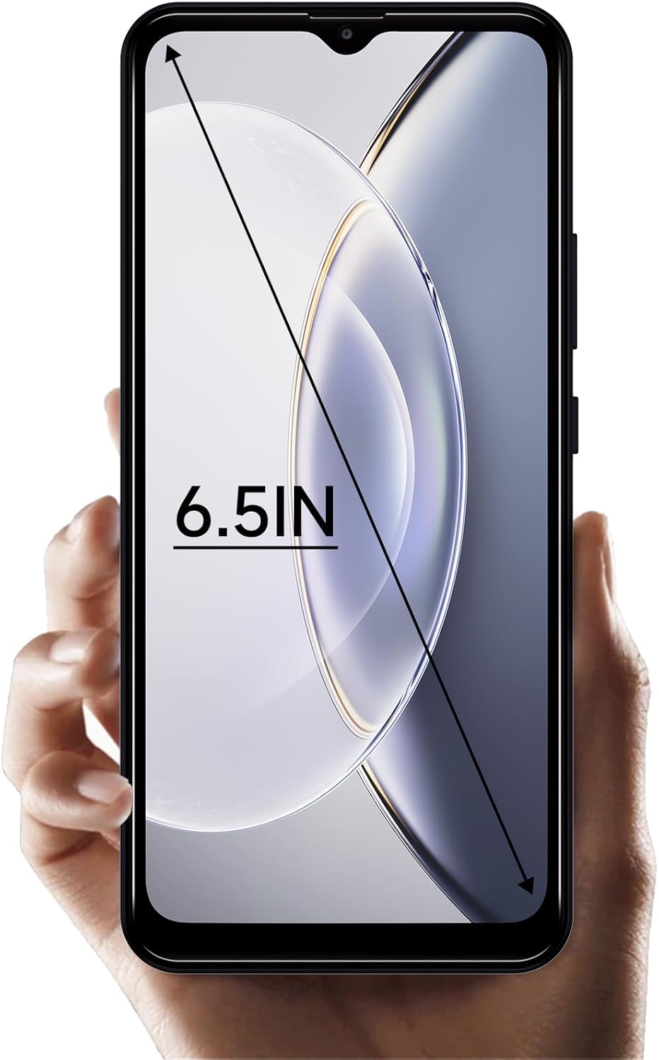 X1 2024 New 4G LTE GSM Unlocked Cell Phone 6.5” HD+ Screen Mobile Phones 4000mAh Android 10 Smart phone 16MP Smartphone Dual SIM (For T-mobile Metro Mint Tello USA Market) Face Unlock (Black)