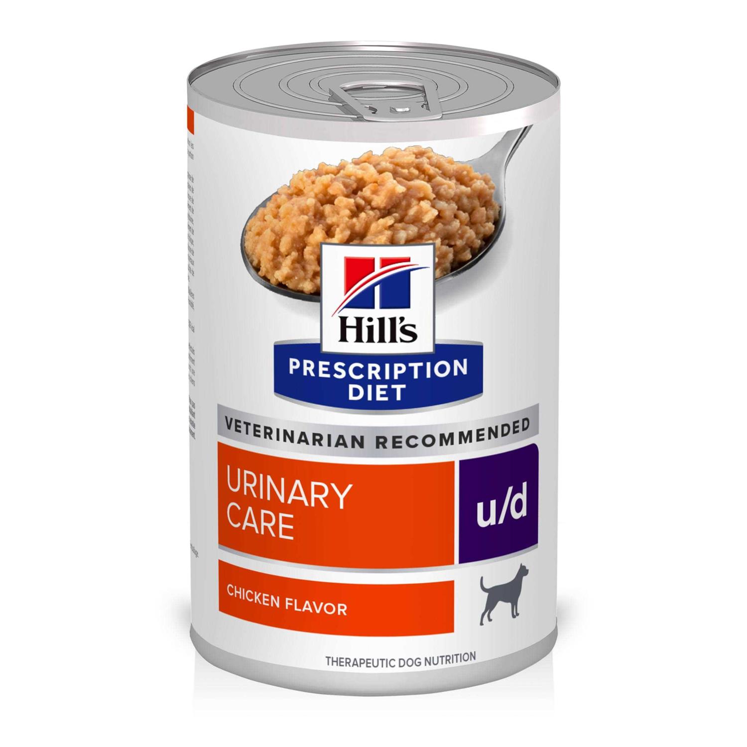 Hill's Prescription Diet u/d Urinary Care Chicken Flavor Canned Dog Food - Pet Supplies online store