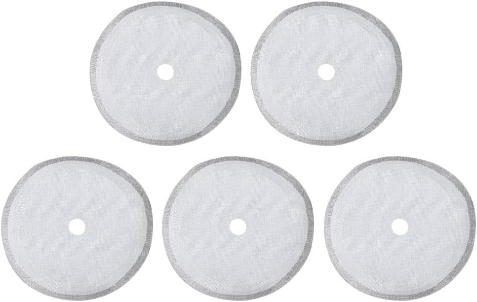 5Pcs French Press Filter Replacement Mesh Filter Screen Find Top 2.2,2.8,3.3 Inch Stainless Steel French Press Replacement for 350ml,800ml,1000ml French Press (350ml)
