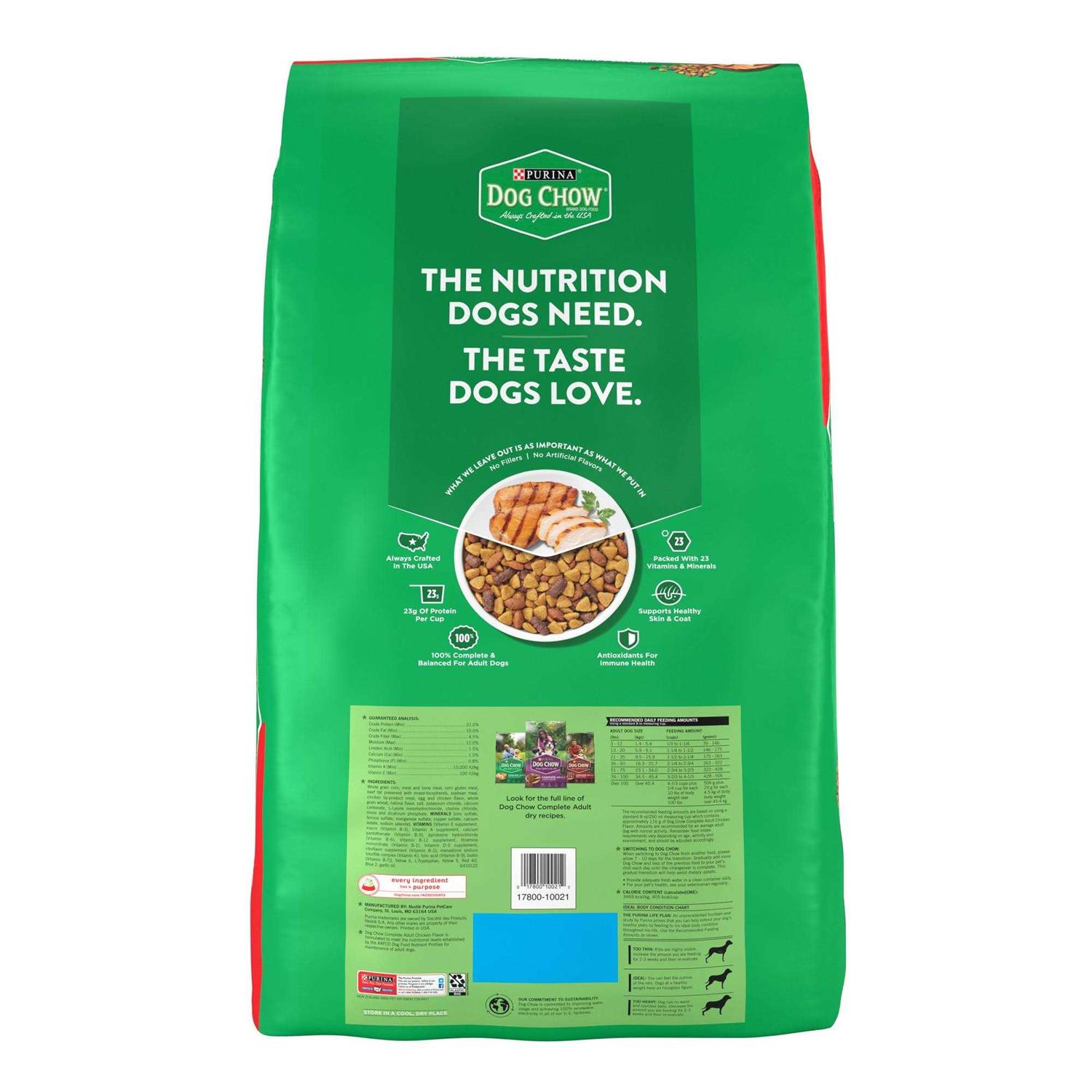 Purina Dog Chow Chicken Adult Complete Dry Dog Food - Pet Supplies online store