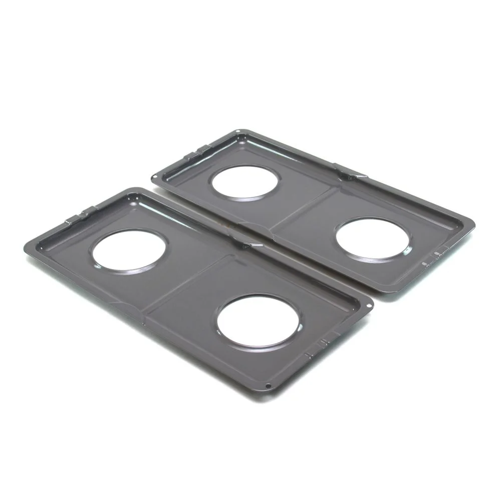 ForeverPRO DPANSG Double Drip Pan Kit for Jenn-Air Range (AP4240615) 74003186 71003039 74004996
