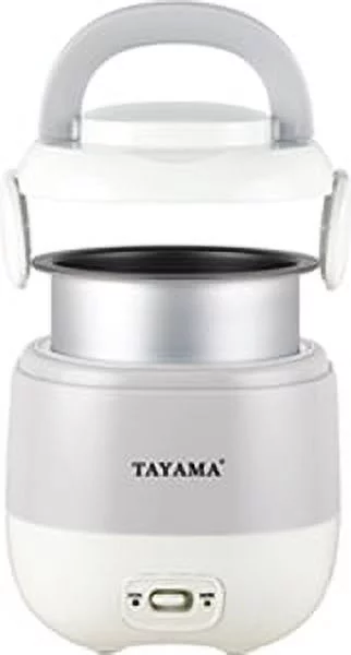 Tayama 1.5 Cup Portable Mini Rice Cooker, White