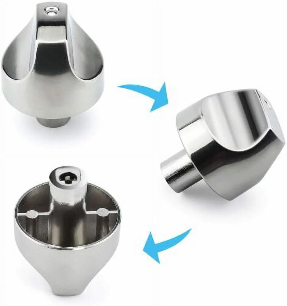 5pc WB03X32194 WB03T10329 Cooktop Burner Knob for GE Cafe Series Gas Range