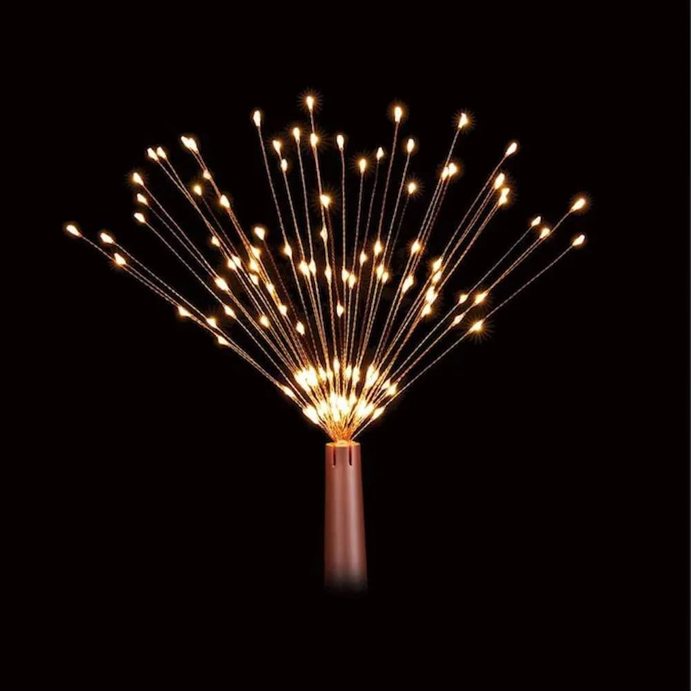 Lumations 120-Count 1.33-Ft Warm White LED Battery-Operated Indoor Christmas String Lights With Timer