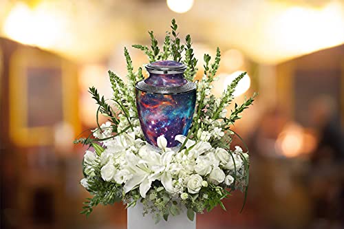 Cosmic Galaxy Keepsake Urns for Human Ashes with Velvet Gift Box for Cremation Keepsakes for Ashes - Small Cremation Urn and Small Decorative Urn