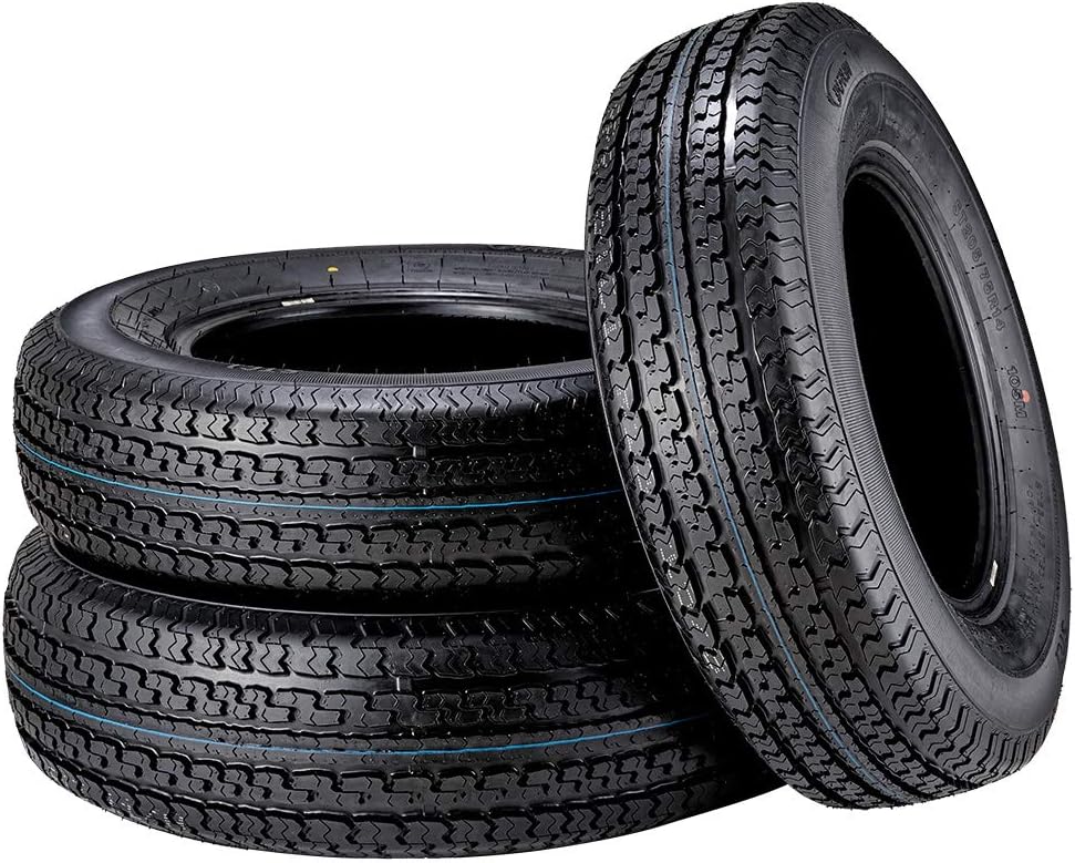 Albott ST 205/75R-15 8 Ply D Load Radial Trailer Tires 205/75r15 205 75 15 Set of 3