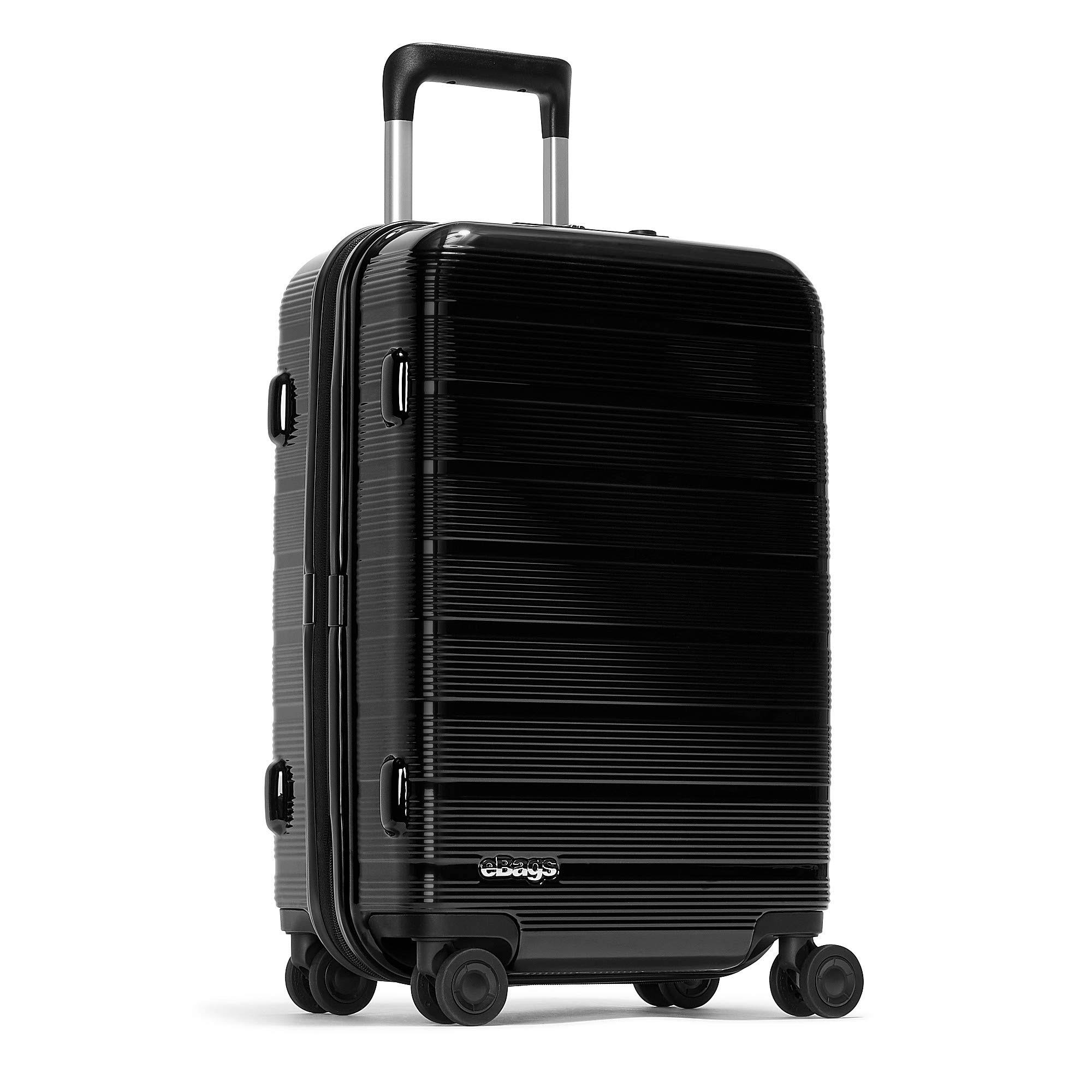 Ebags Fortis Pro 22x22 USB Carry-On Spinner Black