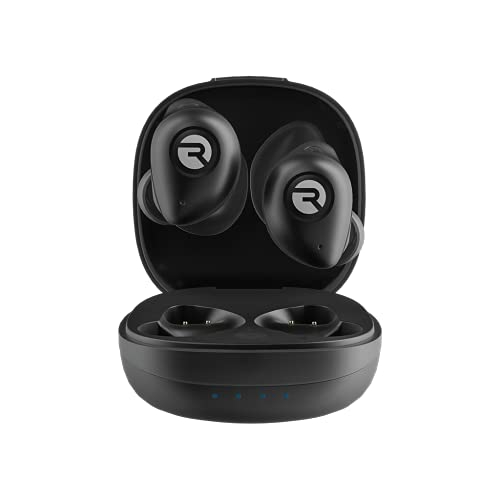 Raycon Fitness Bluetooth True Wireless Earbuds with Built in Mic 56 Hours of Battery, IPX7 Waterproof, Active Noise Cancellation, Awareness Mode, and Bluetooth 5.3 (Black)