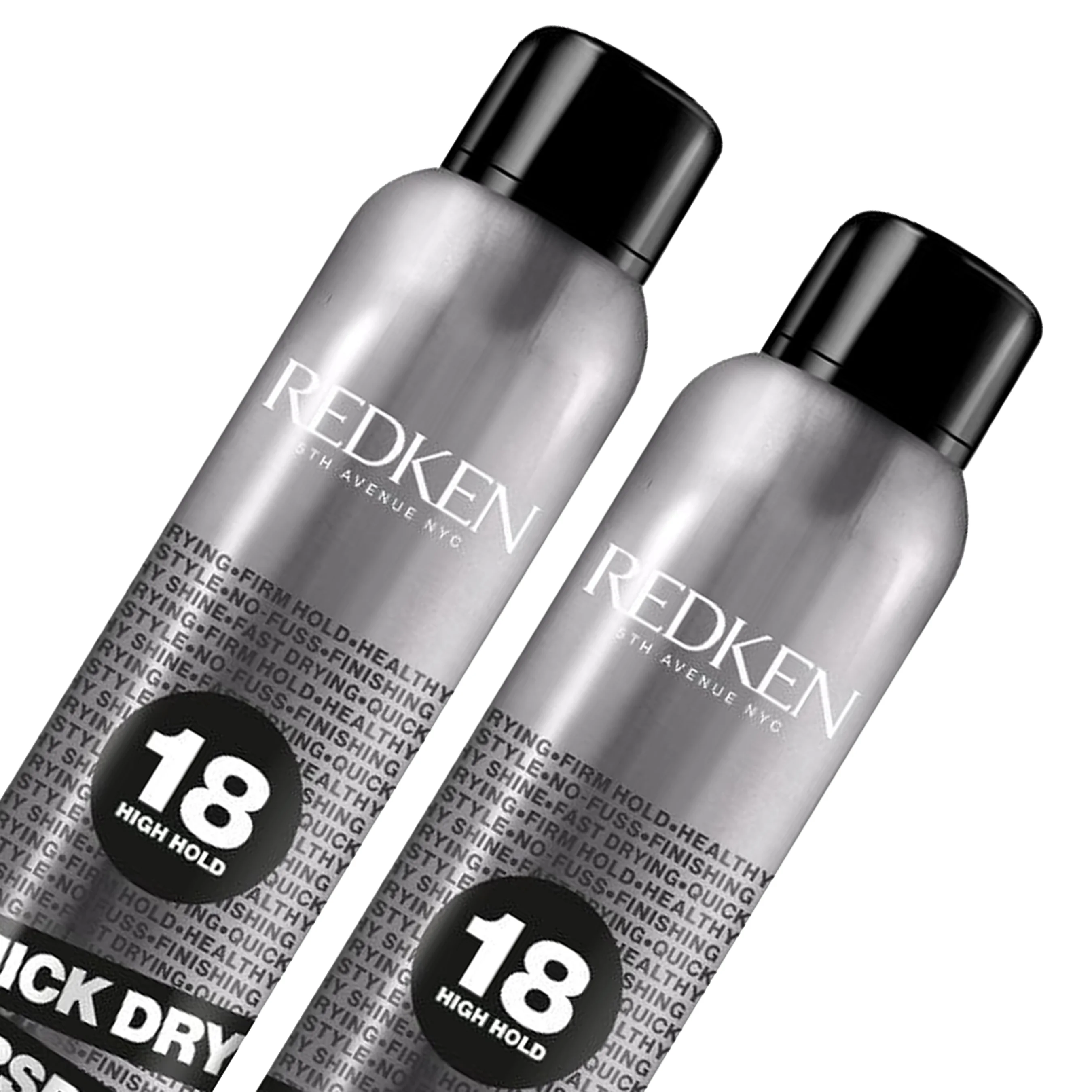 Redken 5th Avenue NYC High Hold 18 Quick Dry HairSpray 13.5 oz Pack of 2