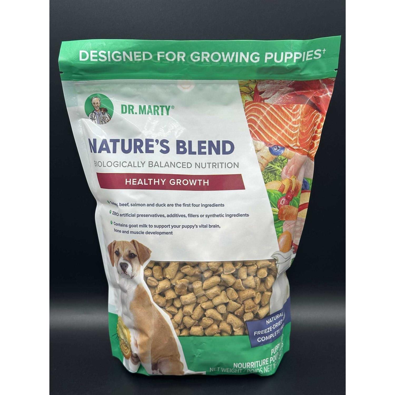 Dr. Marty Nature's Blend Healthy Growth Freeze Dried Raw Dog Food - Pet Supplies online store