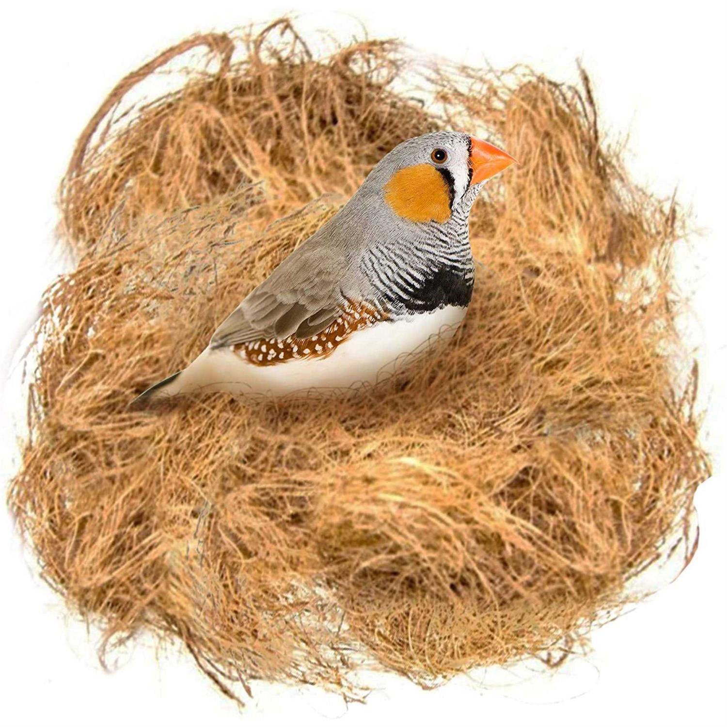 SunGrow Finch Coconut Fiber Loose Bedding Substrate for Birds Nest Cages - Pet Supplies online store