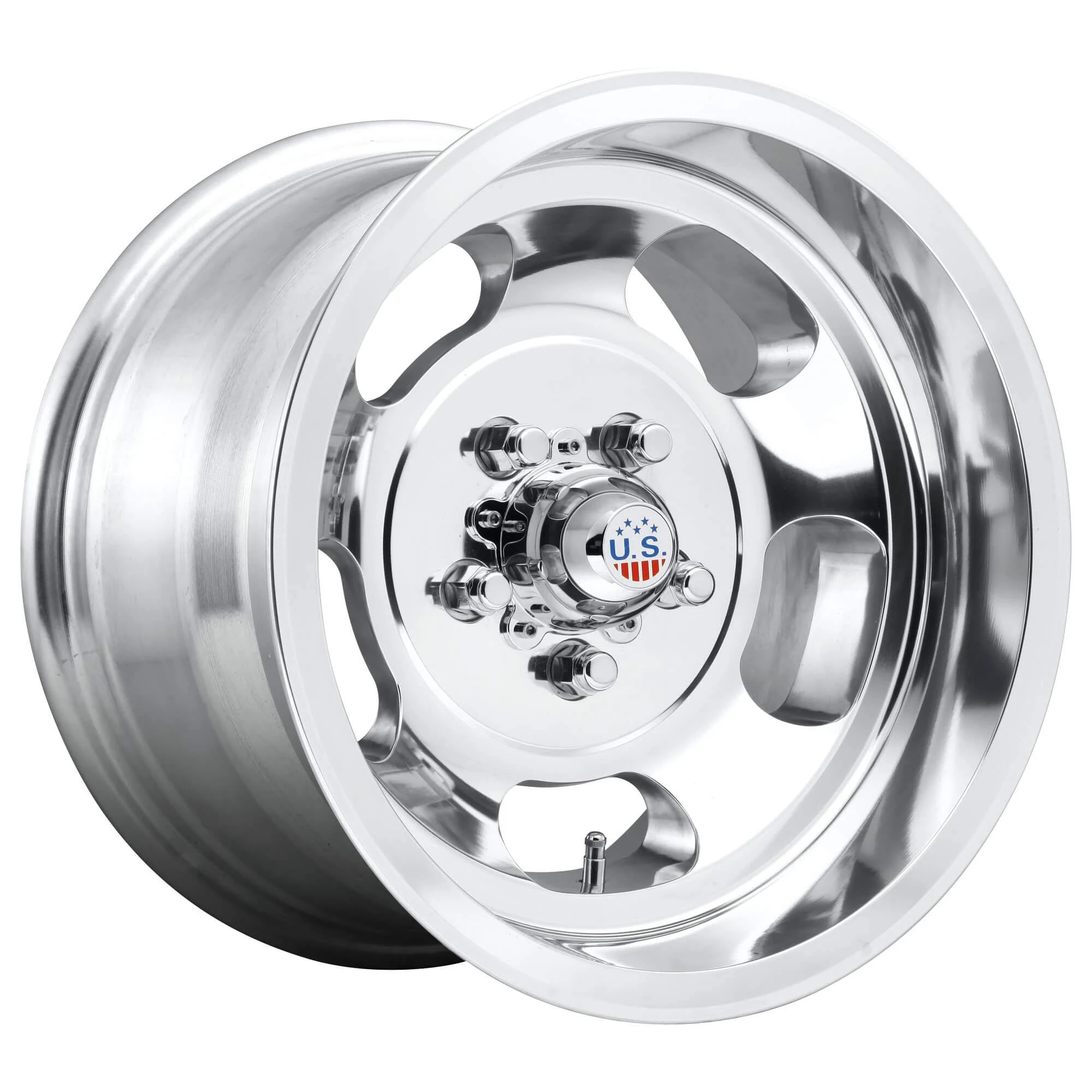US MAGS U101 Indy Polished 17x9 5x5.5 -37mm (u10117908535), Silver