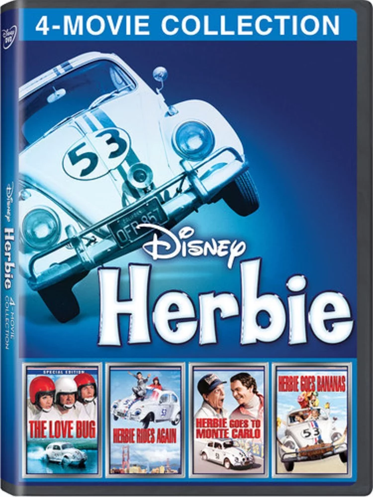 Disney 5-Movie DVD Collection: Herbie (Love Bug / Herbie Goes Bananas / Herbie Goes To Monte Carlo / Herbie Rides Again/Herbie Fully Loaded) Bundled with Bonus Art Card