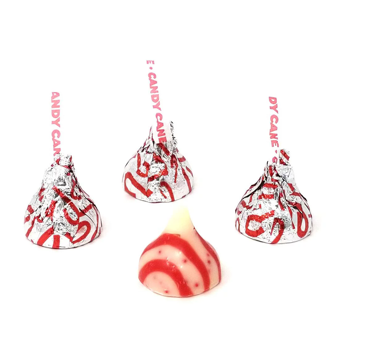 HERSHEY'S KISSES Candy Cane Peppermint Bites, Bulk 2 Lbs