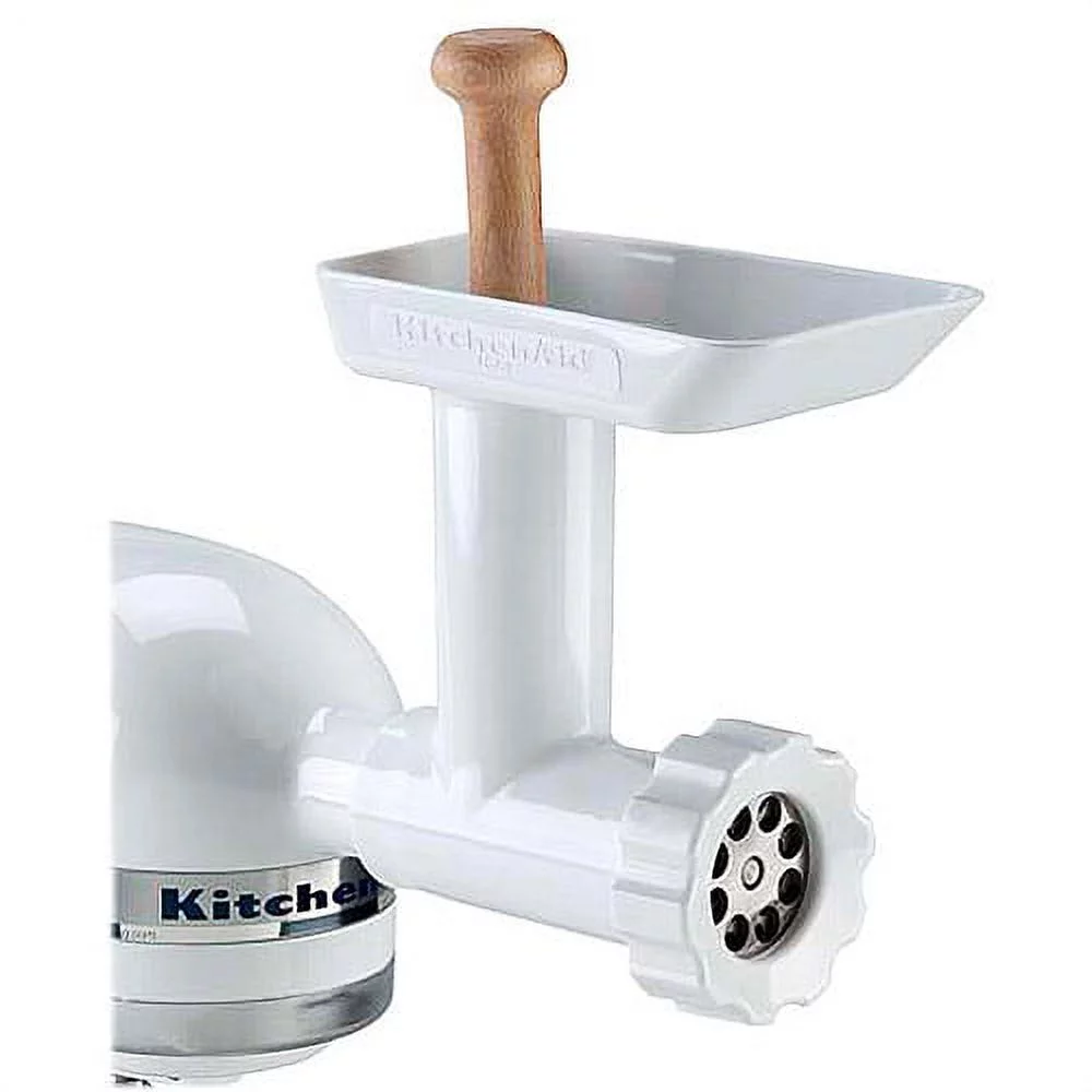 KitchenAid Food Grinder Stand Mixer Attachment, White, FGA