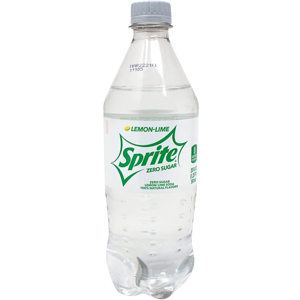 Sprite Zero Sugar Soda 20oz Bottles (Pack of 24)