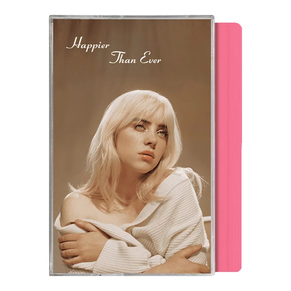 Billie Eilish - Happier Than Ever Exclusive Pink Color Cassette Tape