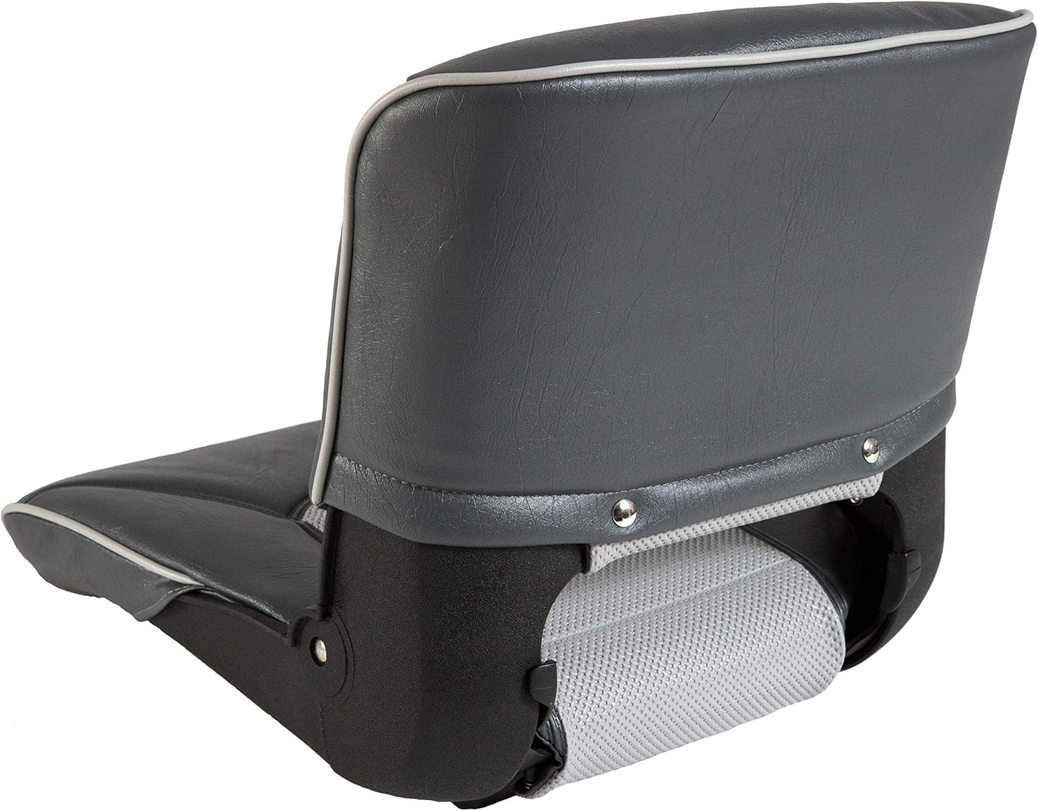 Tempress Profile Guide Boat Seat with Charcoal/Gray Welded Cushion