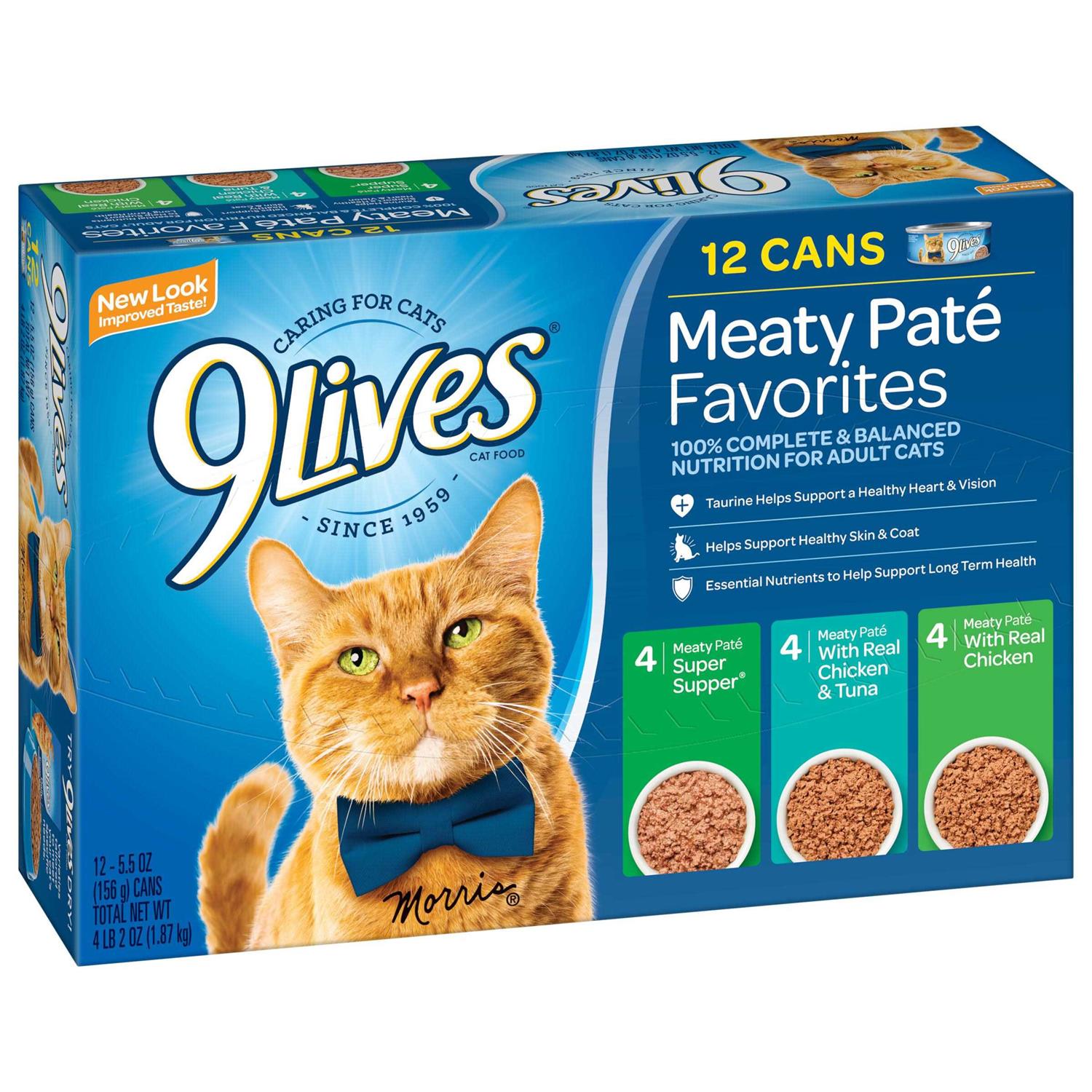 9Lives Favorites Wet Cat Food Variety Pack - Pet Supplies online store