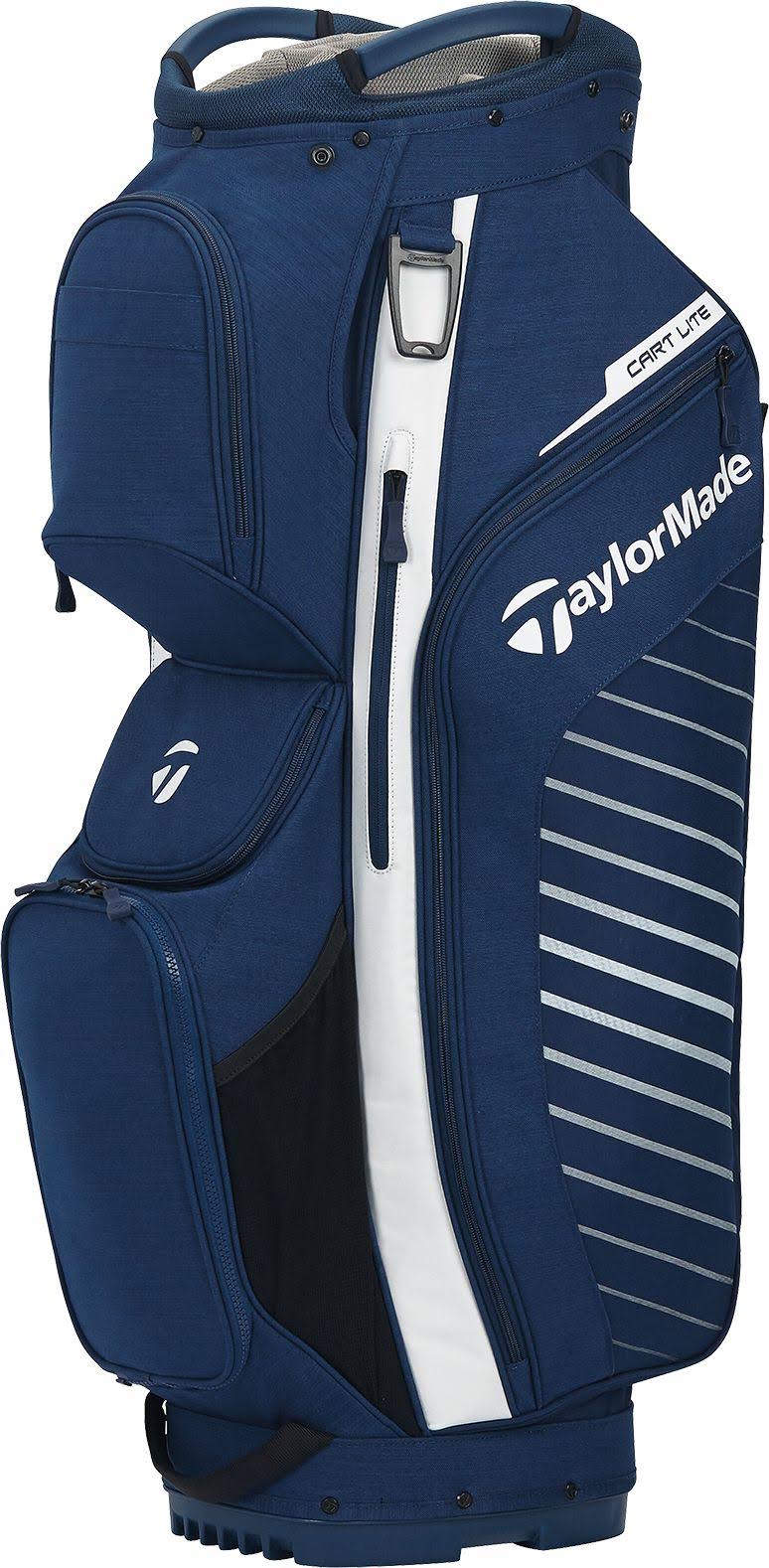 TaylorMade Cart Lite Bag, Navy Flag/White