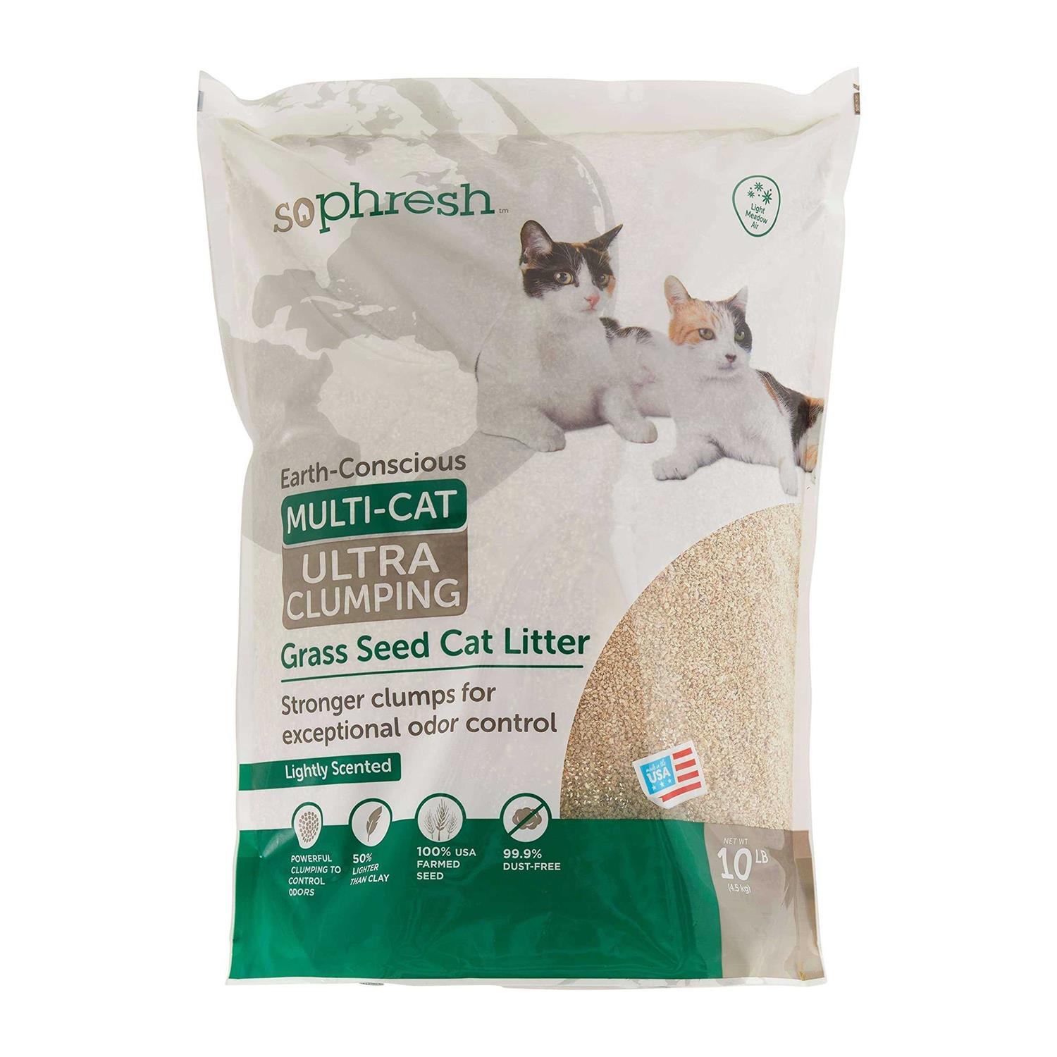 So Phresh Extreme Clumping Scented Grass Seed Cat Litter - Pet Supplies online store