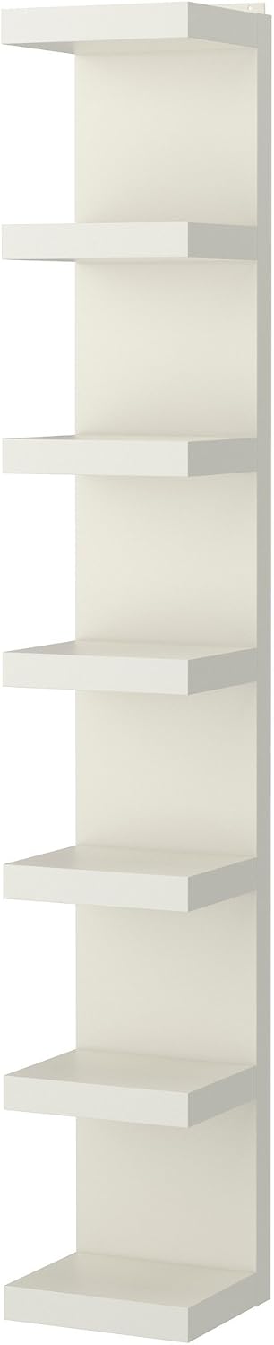 Ikea LACK wall shelf unit, 30x190 cm, white