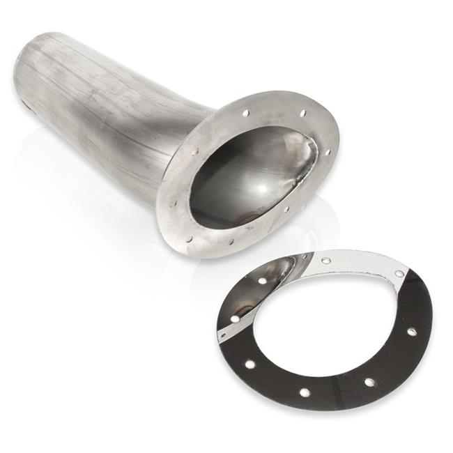 Stainless Works ST2811 3 in. Inlet Teardrop Style Through Body Exhaust Tip