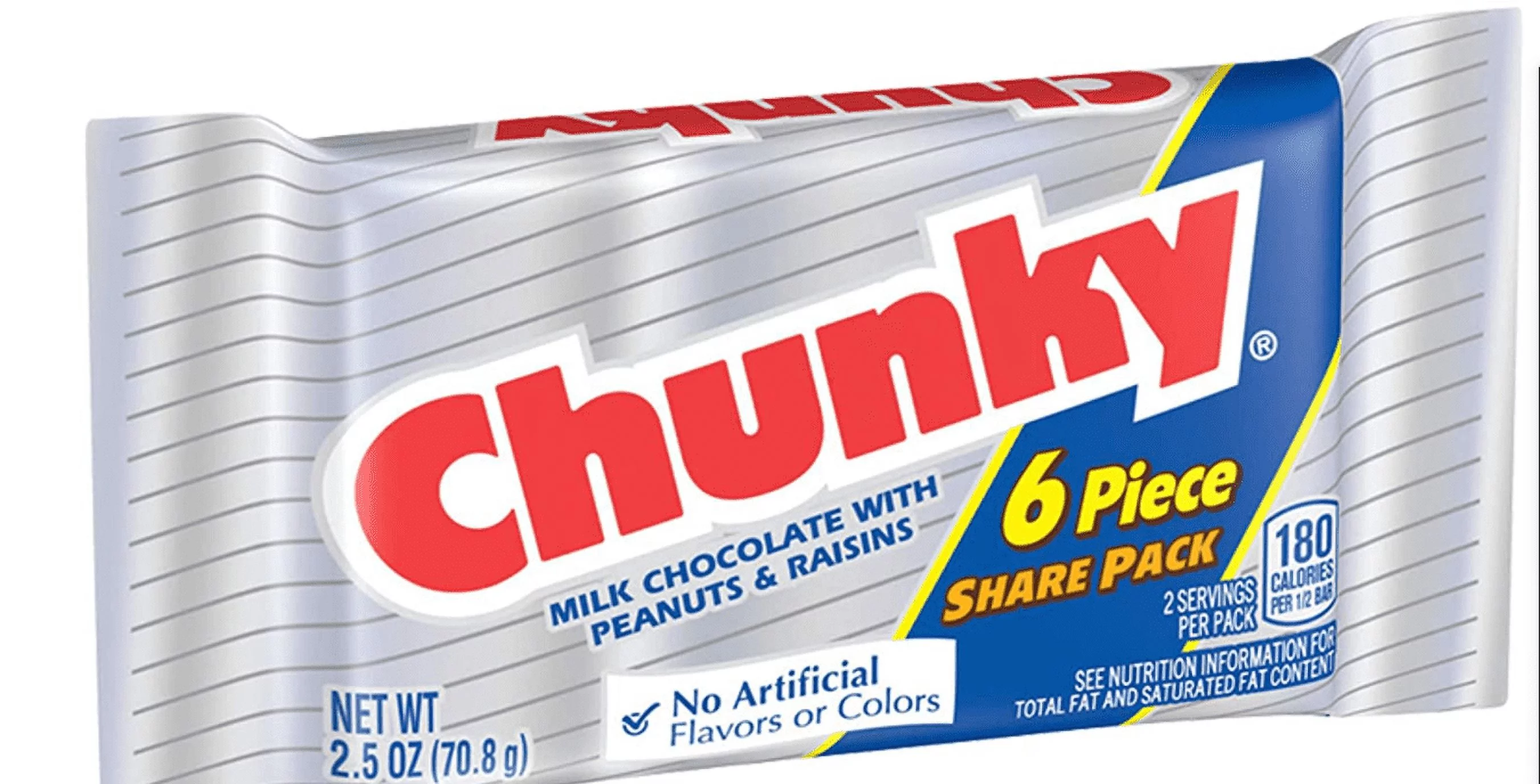 Chunky Share Pack, Bulk Individually Wrapped Milk Chocolate Ferrero Candy Bars, Great for Holiday Stocking Stuffers, 2.5 oz, Pack of 24