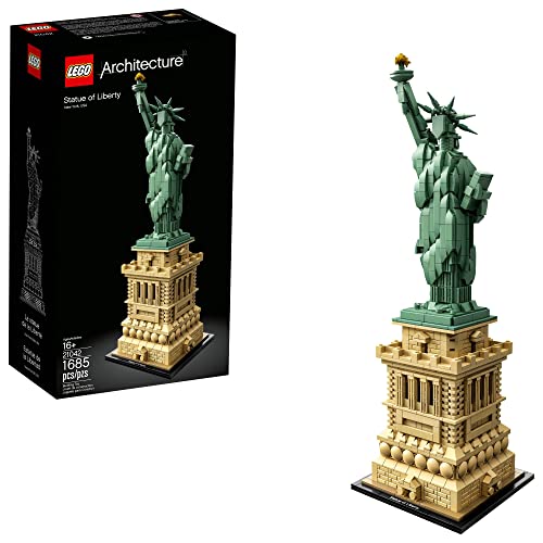 LEGO Architecture Statue of Liberty 21042 Model Building Set - Collectible New York City Souvenir, Creative Home D&eacute;cor or Office Centerpiece, Great Gift Idea for Adults and Teens