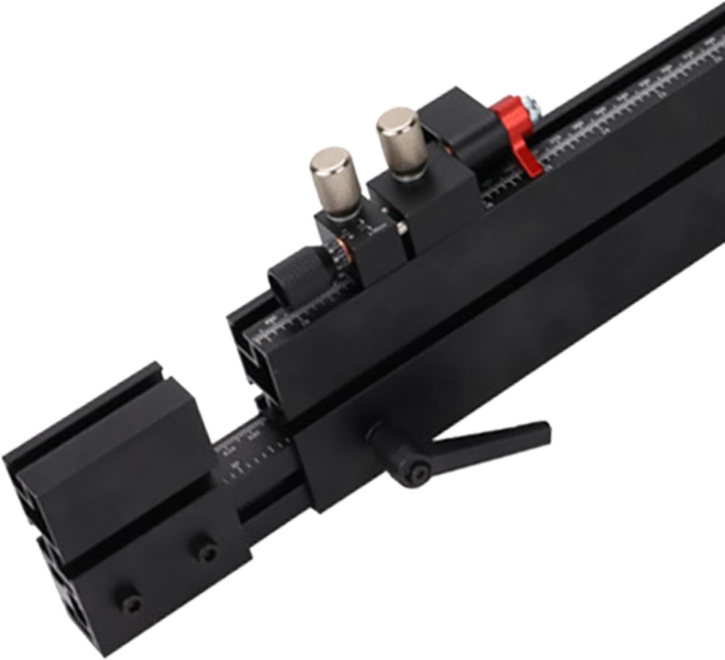 MYCENSE Table Saw Miter Gauge Fence, Telescoping 941mm double Sided Scale Extended Support for Woodwork Furniture