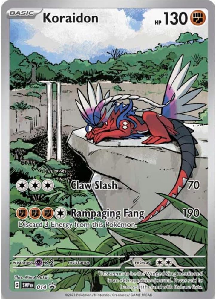 Pokemon - Koraidon - SVP014 - Scarlet & Violet - Black Star Promo 014