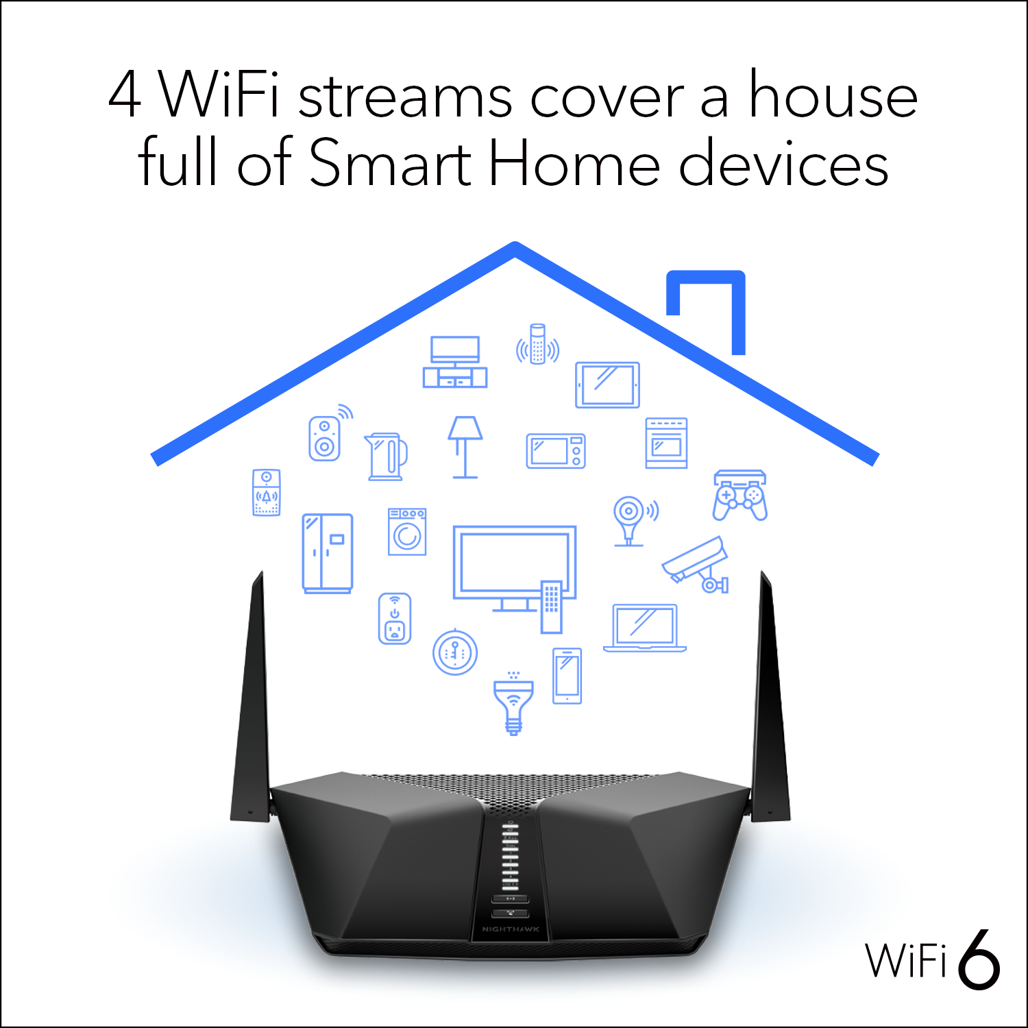 NETGEAR - Nighthawk RAX35 AX3000 WiFi 6 Router