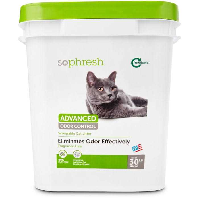 So Phresh Advanced Odor Control Scoopable Fragrance Free Cat Litter - Pet Supplies online store