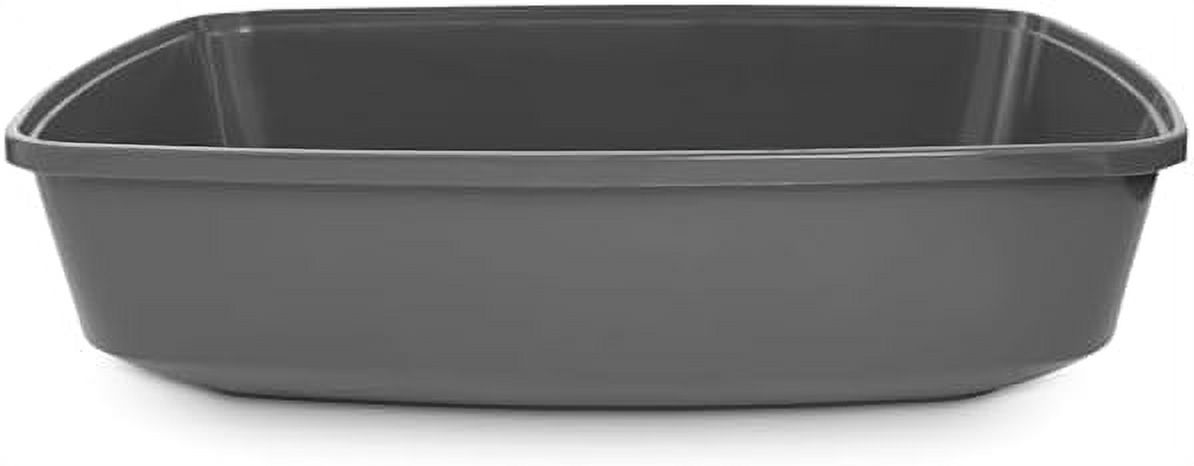Charcoal Open Cat Litter Box, 19.5