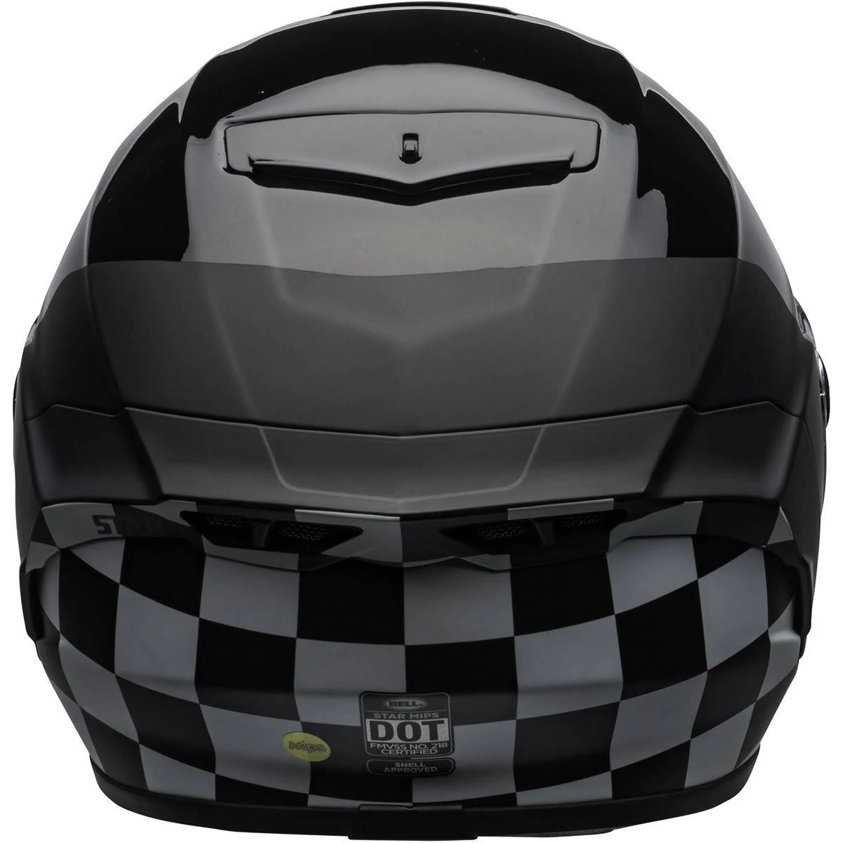 Bell Star MIPS DLX Lux Checkers Helmet - Black/Matte White - 2XL