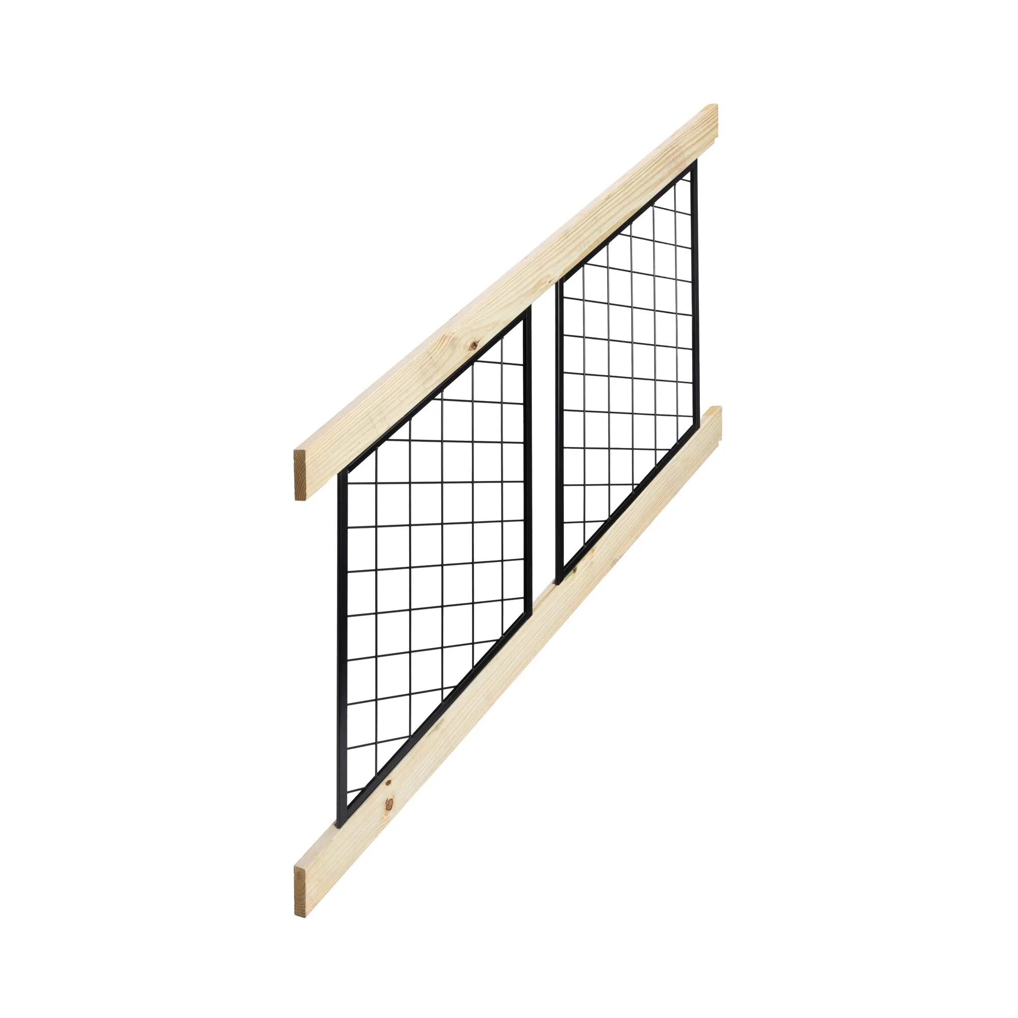 ProWood 6 Ft. Black Hog Wire Stair Railing Kit
