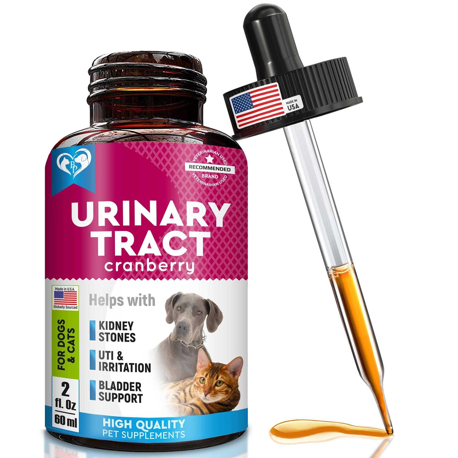 Cat & Dog Urinary Tract Infection Treatment & Natural UTI Cranberry -Kidney+Bladder Support Supplement - Pet Supplies online store