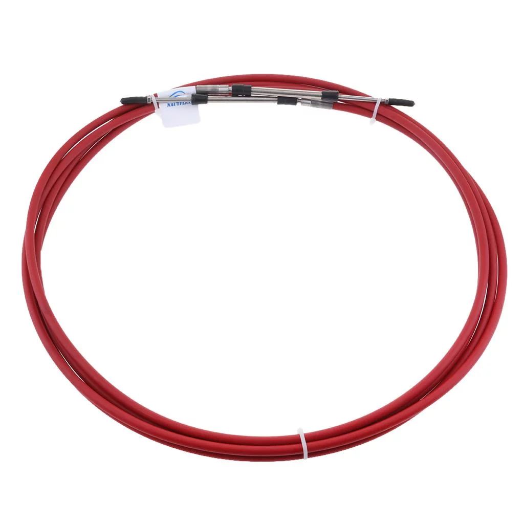 Red Throttle Remote Control Box Cable 8FT 10FT 11FT 13FT 15FT 16FT 18FT 19FT 20FT 21FT 23FT 26 Outboard 11 FT