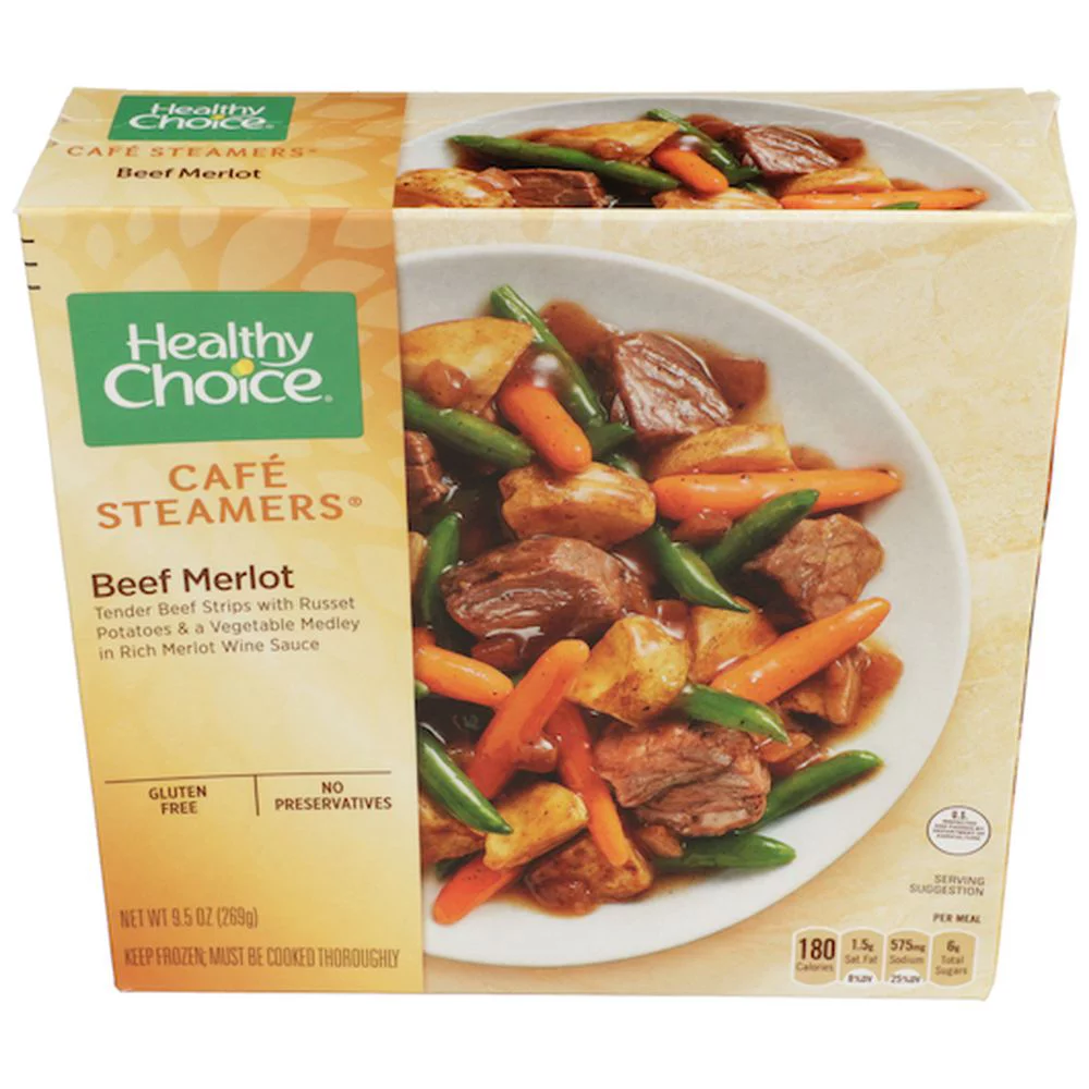 Healthy Choice Cafe Steamers Beef Merlot, 9.5 Ounce -- 8 per Case.