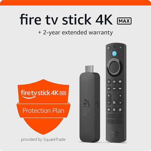 Amazon Fire TV Stick 4K Max streaming device (newest model) supports Wi-Fi 6E, free & live TV without cable or satellite