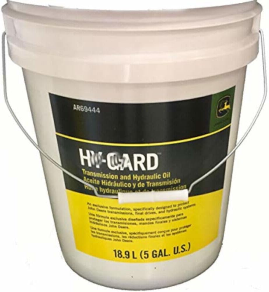 Transmission and Hydraulic Oil 5 Gallon Bucket - AR69444,1, Replacement for John Deere OEM, BLACK