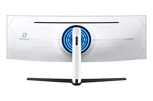 SAMSUNG 49 inch Gaming Monitor, Ultrawide Curved Monitor, 240hz 1ms, Quantum Mini LED, G-Sync, Monitor Adjustable Height, HDR 2000, Odyssey Neo G9, G95NA (LS49AG952NNXZA) (Renewed)