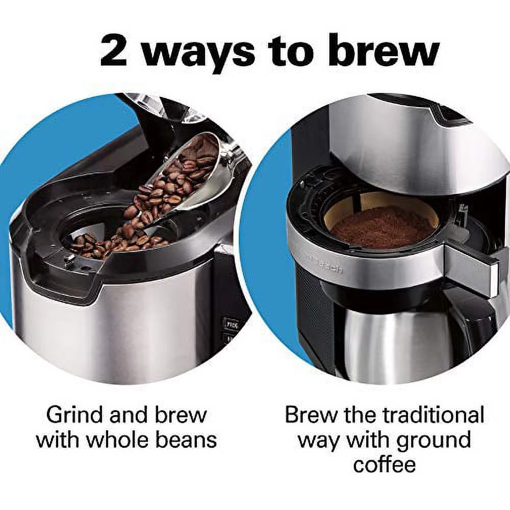 Hamilton Beach Programmable Grind and Brew Coffee Maker Model 45501