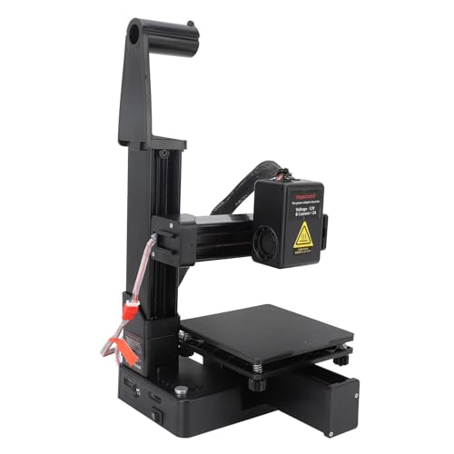 3D Printer Mini, 4 x 4 x 4 Inch Printing Compact FDM 3D Printer, Portable Small 3D Printer with Removable Build Plate, 0.4mm Metal Nozzle 3D Printer for Beginners
