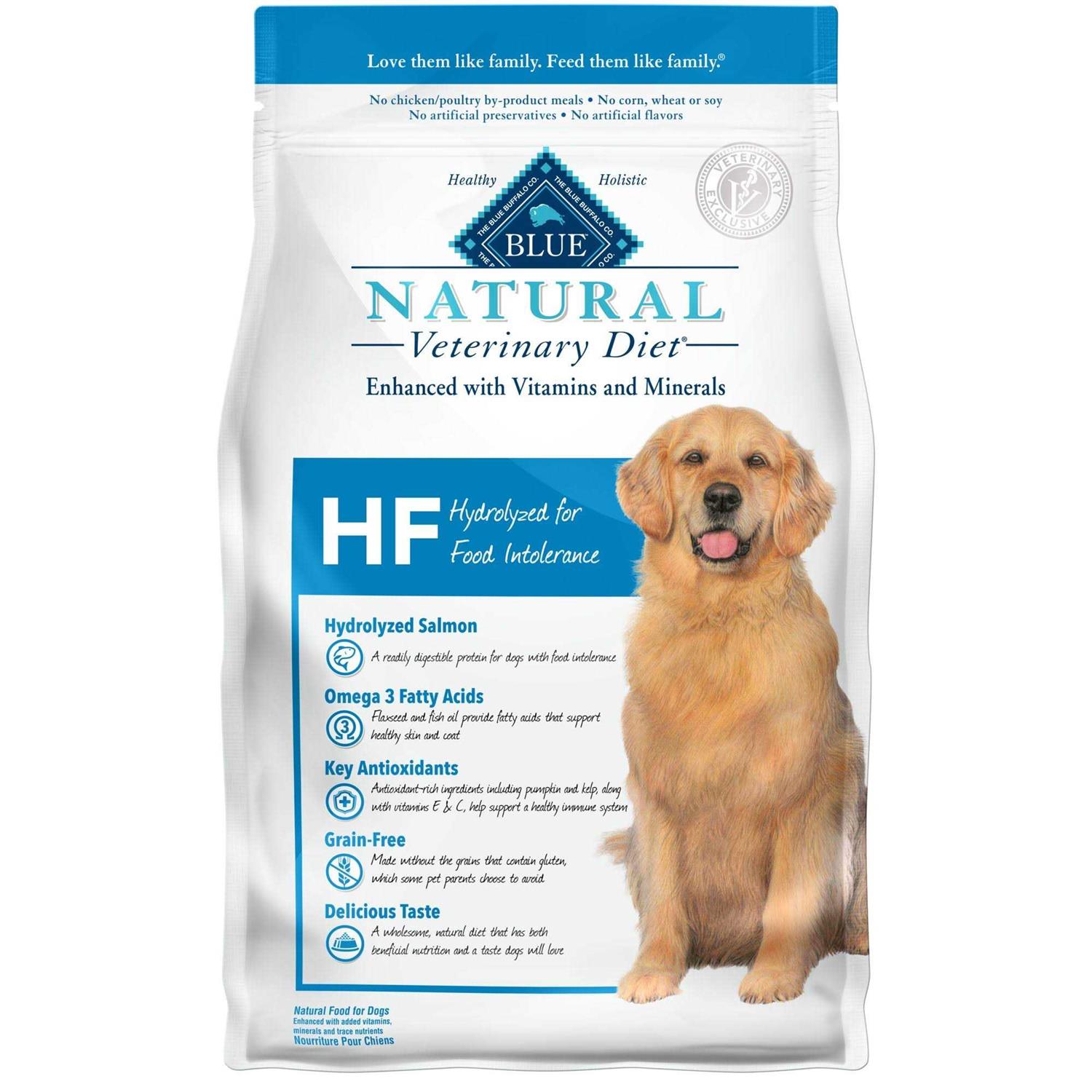 Blue Buffalo Natural Veterinary Diet HF Hydrolyzed for Food Intolerance Dry Dog Food - Pet Supplies online store