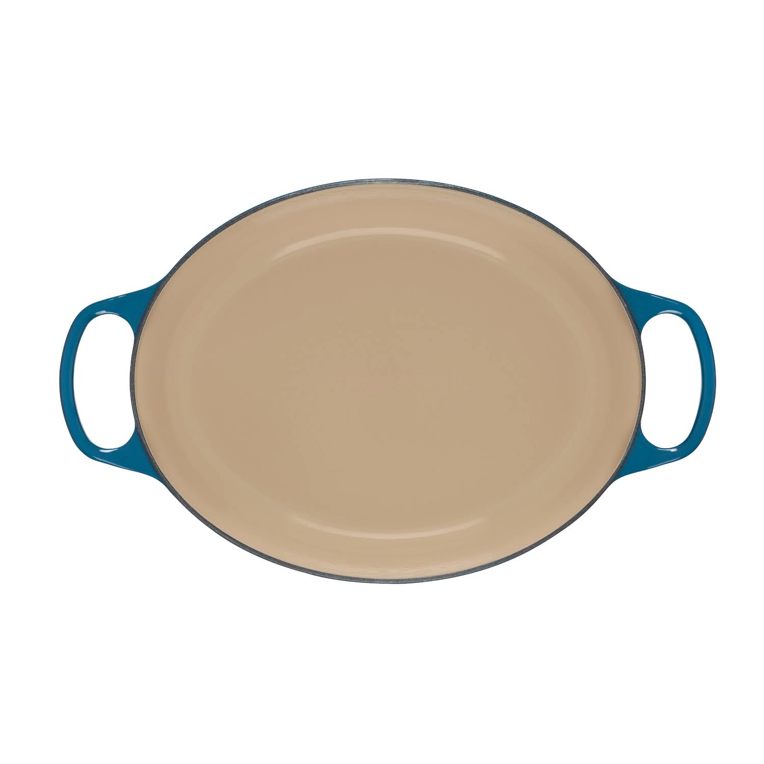 Le Creuset Signature Cast Iron 5-Quart Deep Teal Oval Dutch Oven