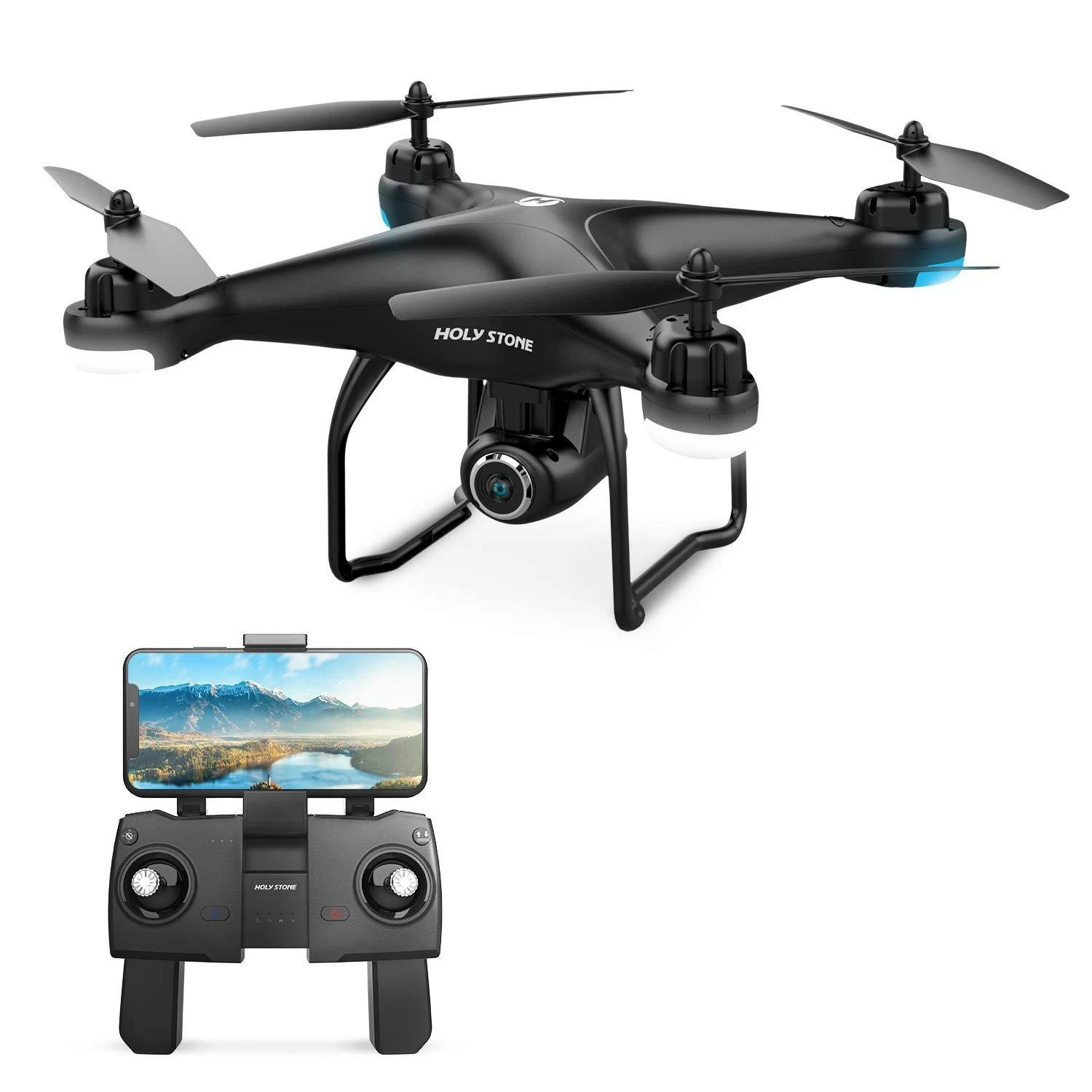 Holy Stone HS120D FPV Drone with Camera for Adults 2K 1080p HD Live Video and GPS Return Home, RC Quadcotper Helicopter for Kids