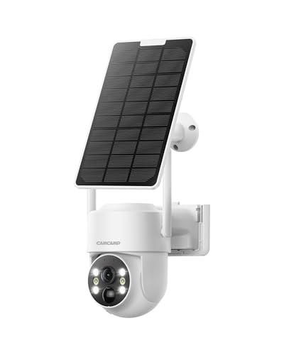 CAMCAMP Solar Security Cameras Wireless Outdoor with 10
